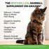 Pet Honesty Hairball Support Psyllium Husk Omega-3 Skin and Digestion Chicken Flavor Supplement Cat Treats - 10.5 Oz - 90 Day Supply