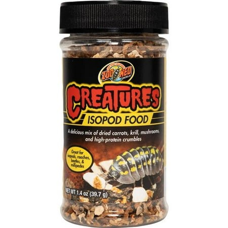 Zoo Med Laboratories Creatures High-Protein Isopod Insect Food - 1.4 Oz