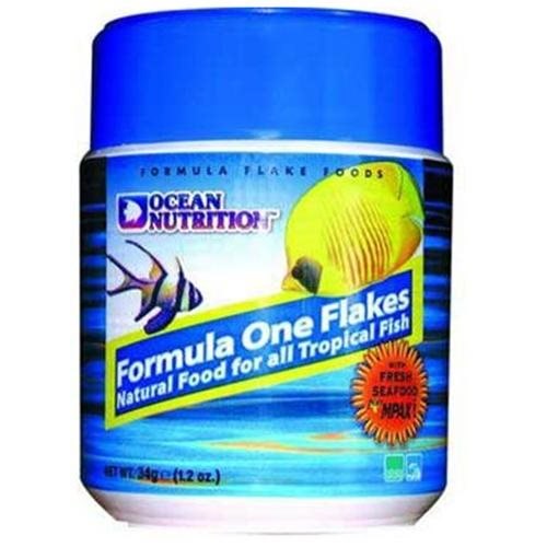 Ocean Nutrition Formula 1 Tropical and Marine Fish Food Flakes - 1.2 Oz