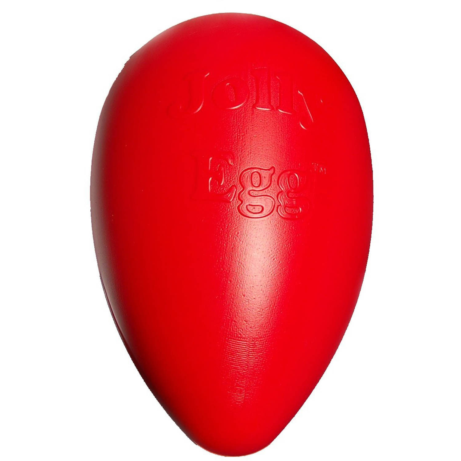 Jolly Pets Jolly Egg Fetch and Floating Dog Toy - Red - 8 Inch
