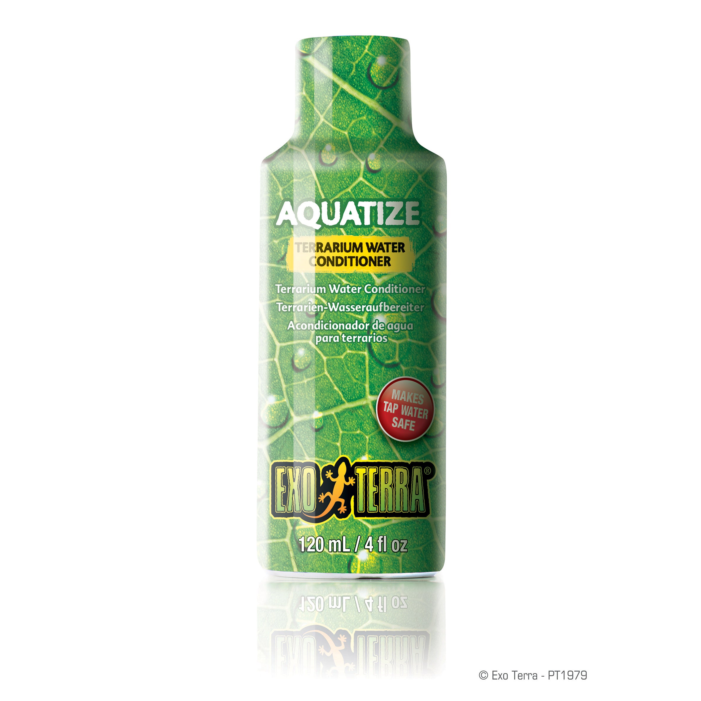 Exo Terra Aquatize Reptile and Amphibian Terrarium Water Conditioner - 4 Oz