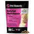 Pet Honesty Daily Multi-Vitamin with Lysine and Omega-3 Joint Skin and Digestion Chicken Flavor Supplemental Cat Treats - 10.5 Oz - 90 Day Supply