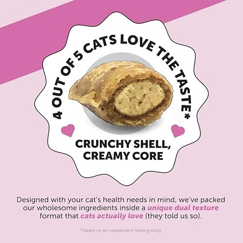 Pet Honesty Daily Multi-Vitamin with Lysine and Omega-3 Joint Skin and Digestion Chicken Flavor Supplemental Cat Treats - 10.5 Oz - 90 Day Supply