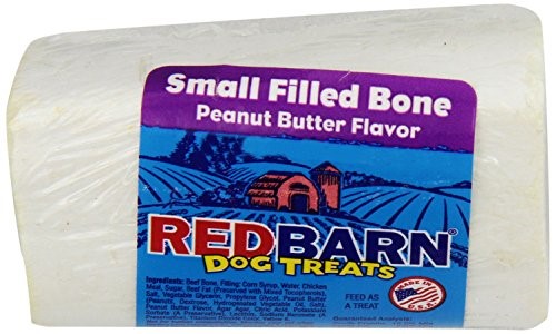 Red Barn Peanut Butter Filled White Femur Bone Natural Dog Chew - Small - 3 Inch Default Title