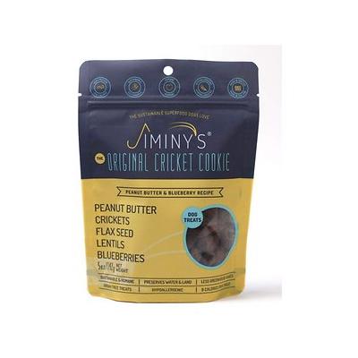 Jiminy's Cricket with Seeds Lentils Peanut Butter and Blueberry Crunchy Dog Biscuits - 5 Oz