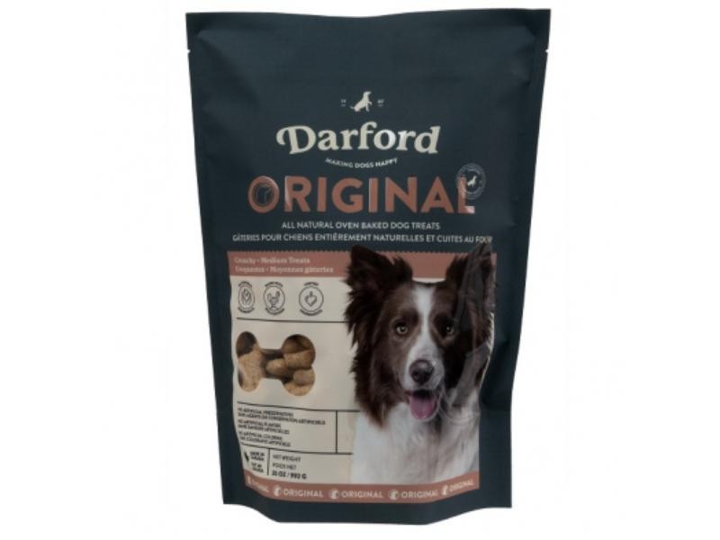Darford Original Natural Limited Ingredient Chicken Oven-Baked Crunchy Bones Dog Biscuits - Medium - 35 Oz