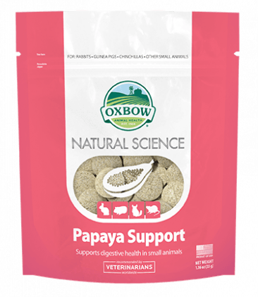 Oxbow Natural Science Papaya Support - 60 ct Bag