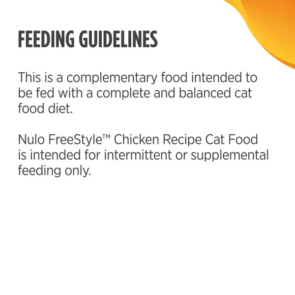Nulo Freestyle Chicken in Broth Wet Cat Food Topper - 2.8 Oz - Case of 24