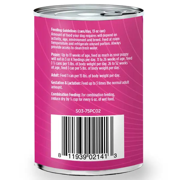 Nulo Freestyle Grain-Free Chicken Salmon and Lentils Puppy Formula Canned Dog Food - 13 Oz - Case of 12