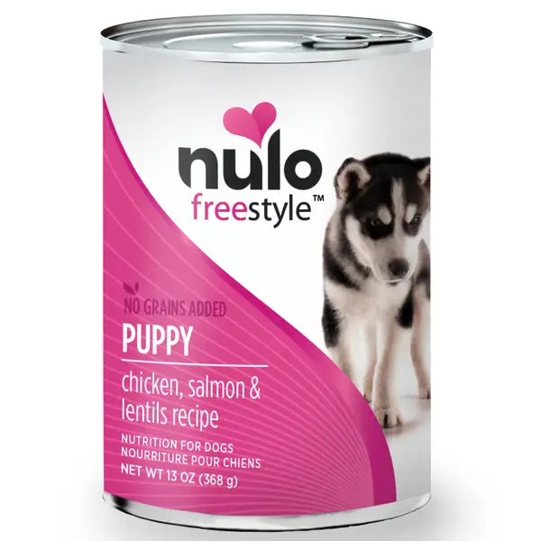 Nulo Freestyle Grain-Free Chicken Salmon and Lentils Puppy Formula Canned Dog Food - 13 Oz - Case of 12 Default Title