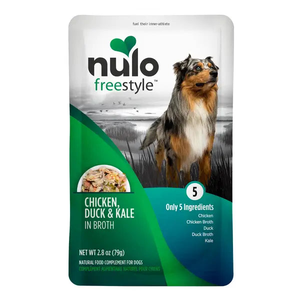 Nulo Freestyle Chicken Duck and Kale in Broth Wet Dog Food Topper - 2.8 Oz - Case of 24 Default Title