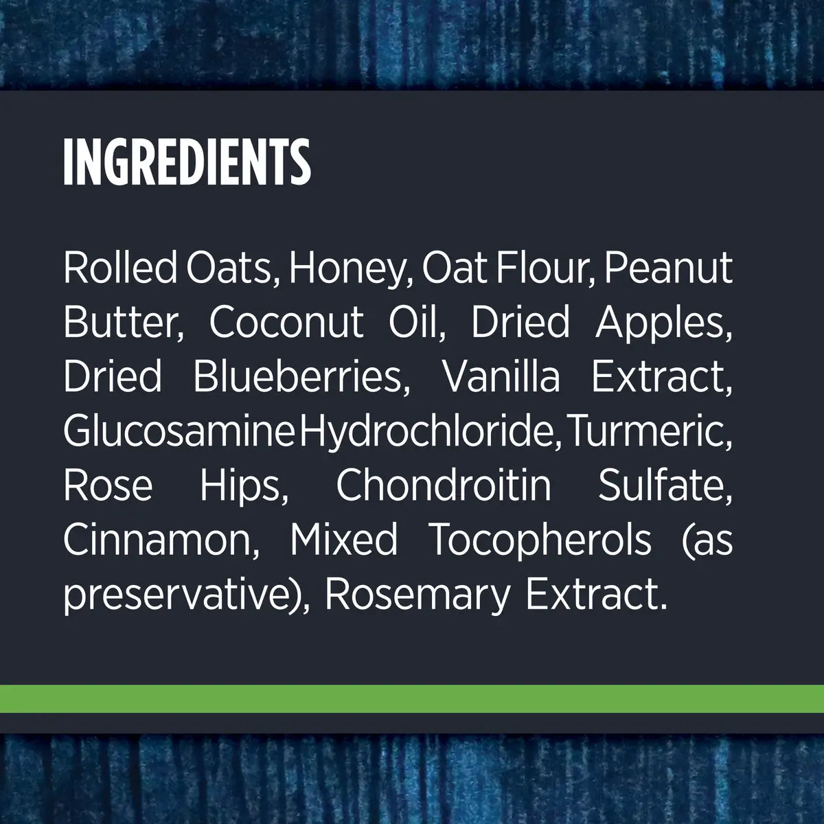 Nulo Functional Granola Bars Hip and Joint Support Peanut Butter and Apples Slow-Baked Crunchy Dog Treats -  10 Oz