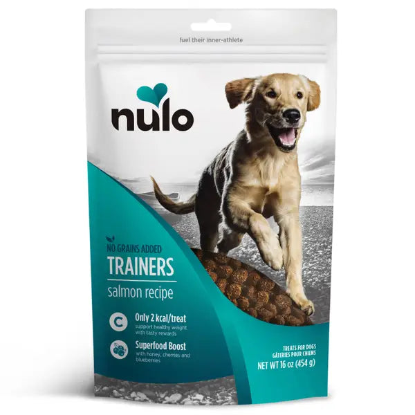 Nulo Grain-Free Trainers Salmon Recipe Soft and Chewy Training Dog Treats - 16 Oz