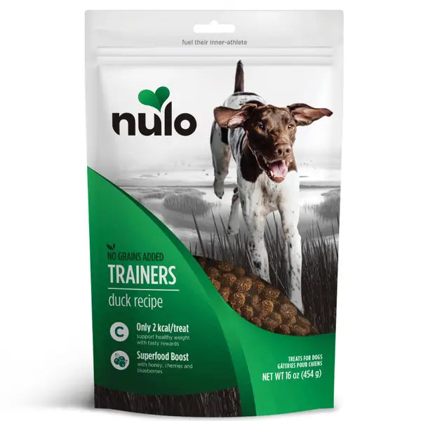 Nulo Grain-Free Trainers Duck Recipe Soft and Chewy Training Dog Treats - 16 Oz