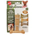 Ethical SPOT Bam-Bones T-Bone Beef Flavored Bamboo and Nylon Dental Chew Dog Toy - Small - 4 Inch