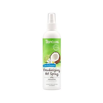 Tropiclean Lime and Coconut Deodorizing and Refreshing Cat and Dog Spray - 8 Oz