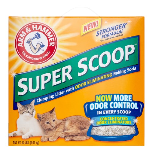 Arm & Hammer Super Scoop Fresh Scent Clumping Clay Cat Litter - 20 Lbs - 2 Pack Default Title