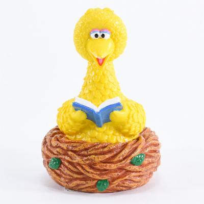 Penn Plax Seasame Street Big Bird Resin Freshwater Aquarium Décor Ornament - Medium - 4.25 Inch