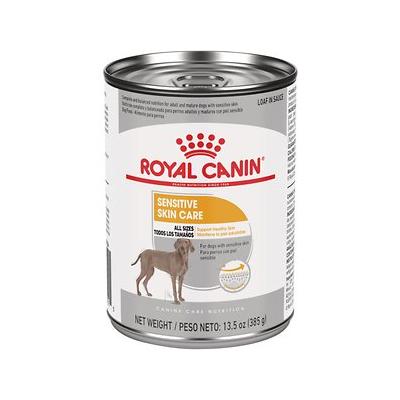Royal Canin Size Health Nutrition Sensitive Skin Loaf in Sauce All-Breed Canned Dog Food - 13.5 Oz - Case of 12