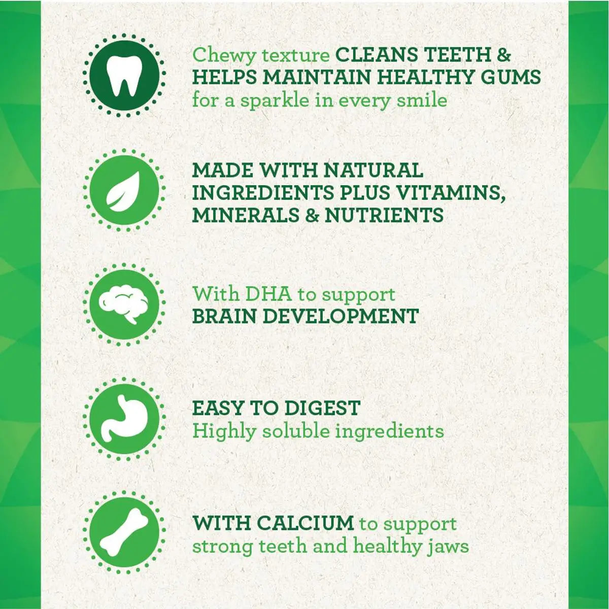 Greenies Original Chicken Dental Dog Treats for Puppies 6+ Months 15-25 Lbs - Petite