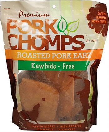 Scott Pet Pork-Chomps Premium Roasted Pork Earz Natural Dog Chew Treats - 1 Lb  