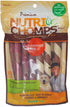 Scott Pet Nutri-Chomps Rawhide-Free Wrapped Mini Twists Assorted Chicken Peanut Butter and Milk Natural Dog Chew Treats - Mini - 12 Count  