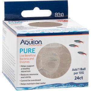 Aqueon PURE Live Beneficial Bacteria and Enzymes - 10 gal - 24 pk  