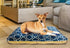 Arlee Bella OrthoLux Orthopedic Coconut Fur Mattress Dog Bed - Brown - Large - L:45 X W:36 X H:8 Inches 