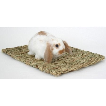 Marshall Peter's Natural Woven Grass Mat for Rabbits and Small Animals - L:18 X W:12 X H:1 Inch