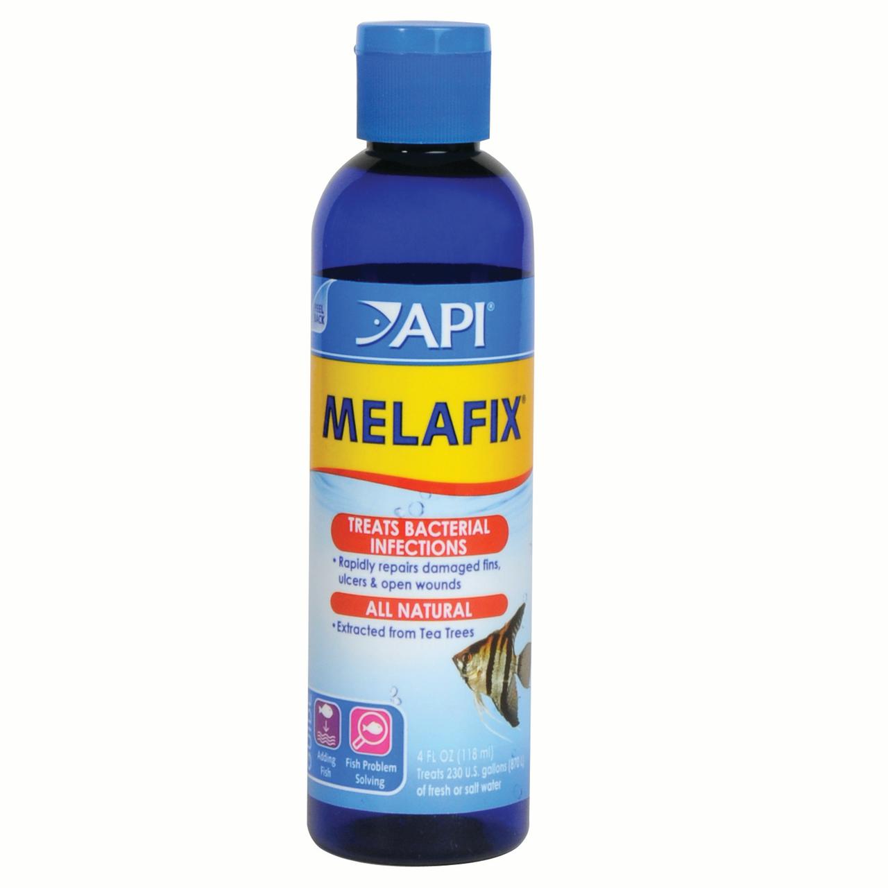 API MelaFix Liquid Freshwater and Saltwater Bacterial Infection Remedy - 4 Oz