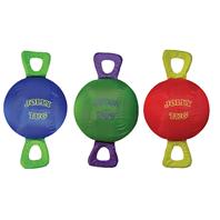 Jolly Pets Tug and Squeak Nylon Dog Toy - Green/Orange - Extra Large