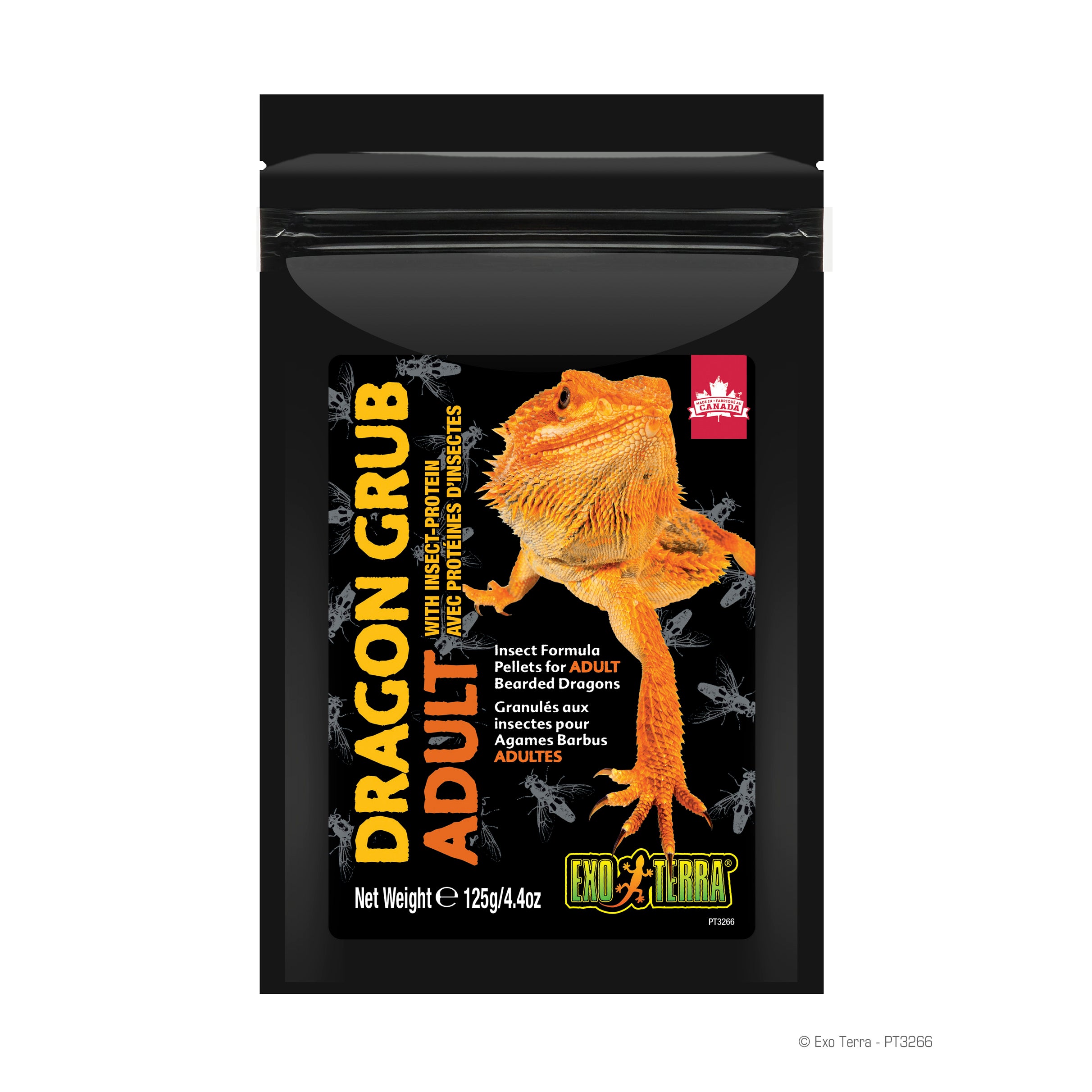 Exo Terra Dragon Grub Adult Bearded Dragon Food -  4.4 Oz