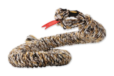 Mammoth Pet Products Flossy Snakebiter Rope and Tug Dog Toy - Multi-Color - Medium - 34 Inch