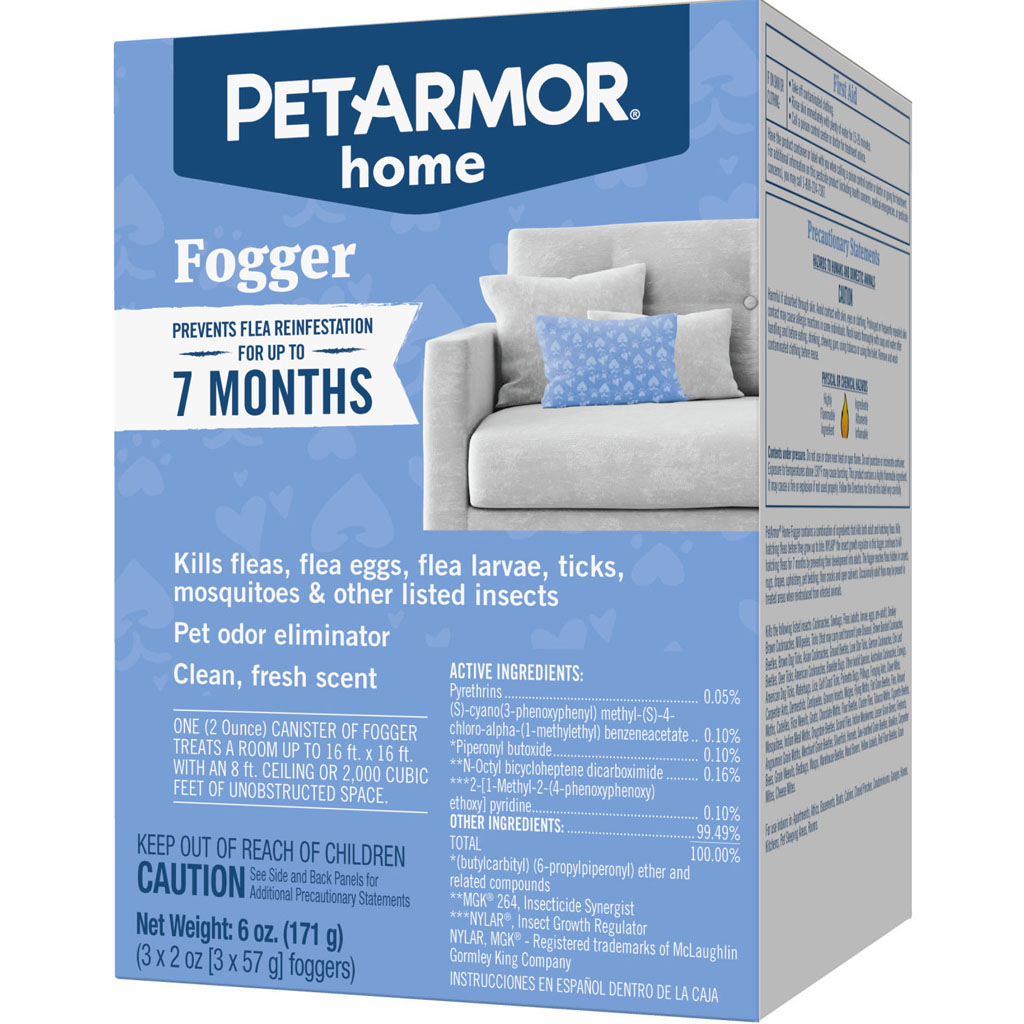Pet Armor Flea and Tick Fresh Scent Home Fogger for Pets - 3 Pack