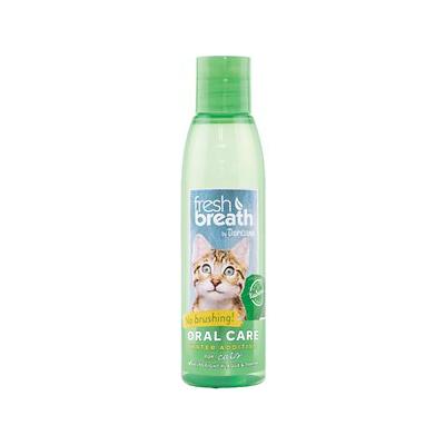 Tropiclean Fresh Breath Dental Health No-Brushing Oral Care Water Additive Solution for Cats - 8 Oz