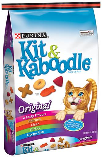 Purina Kit N Kaboodle Original Chicken Liver Turkey and Oceanfish Dry Cat Food - 13 Lbs  