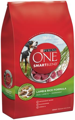 Purina One SmartBlend Heart Muscle and Immune Support Lamb and Rice Dry Dog Food - 8 Lbs - Case of 4  