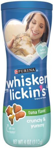 Purina Whisker Licken's Crunchy and Yummy Tuna Crunchy Dog Treats - 4 Ounce - Case of 10  