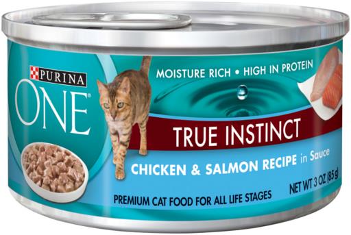 Purina One Pairings Chicken and Salmon Canned Cat Food - 3 Oz - Case of 24  