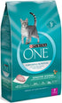 Purina One Sensitive Skin and Stomach Turkey Adult Dry Cat Food - 7 Lbs - Case of 4  