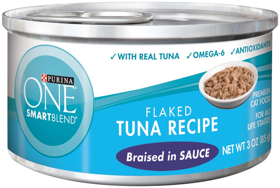 Purina One True Instinct High-Protein Tuna and Fish in Sauce Canned Cat Food - 3 Oz - Case of 24  