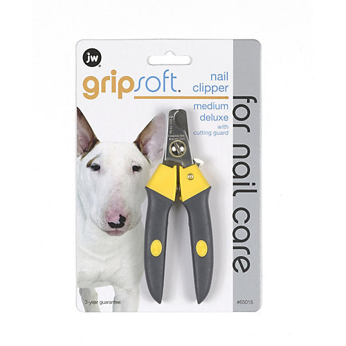 JW Pet GripSoft Grooming Deluxe Pet Nail Clipper - Medium