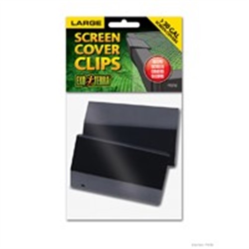 Exo Terra Terrarium and Aquarium Screen Cover Clips - Large