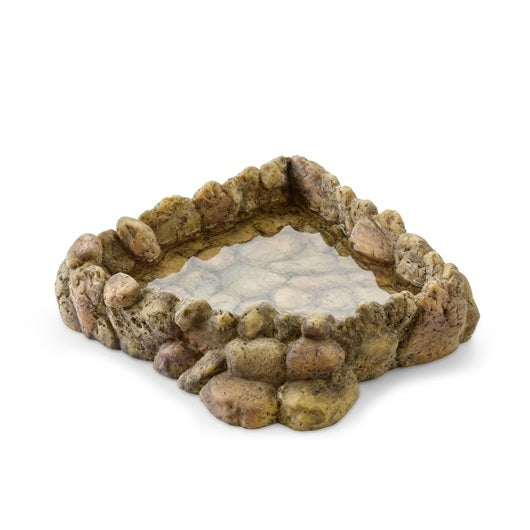 Exo Terra Corner Water Dish Bowl for Reptiles - Extra Large
