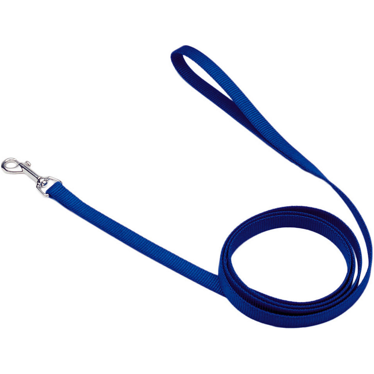 Coastal Single Ply Nylon Dog Leash - Blue - Small - L:72 X5/8 Inch