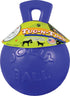 Jolly Pets Tug-N-Toss Fetch Ball Dog Toy with Handle - Blue - Medium - 6 Inch