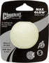 Chuckit! Petmate Max-Glow Glow-in-the-Dark Rubber Ball Fetch Dog Toy - White - Small - 2 Inch