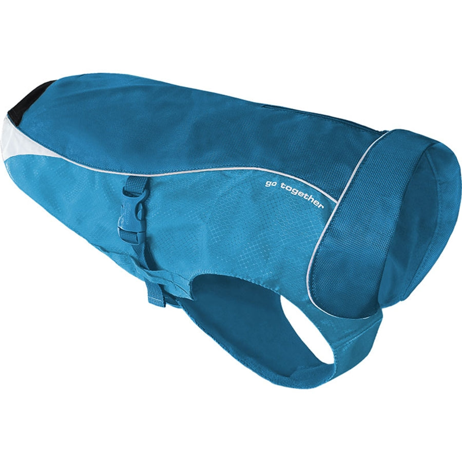 Kurgo North Country Fleece-Lined Reflective Windproof and Waterproof Dog Jacket Blue Extra Large