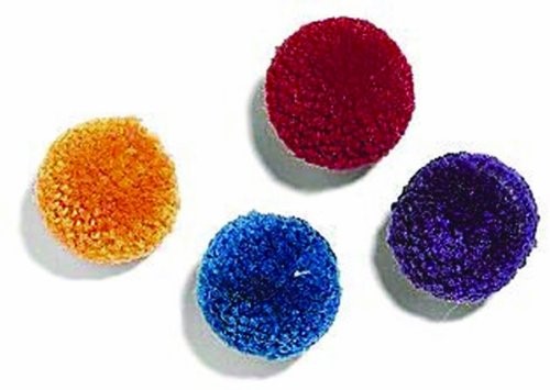 Ethical SPOT Wool Pom-Pom Balls with Catnip Cat Toy - 4 Pack