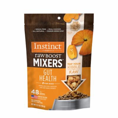 Instinct Raw Boost Mixers Gut Health Grain-Free Chicken and Pumpkin Freeze-Dried Raw Dog Food Topper - 12.5 Oz